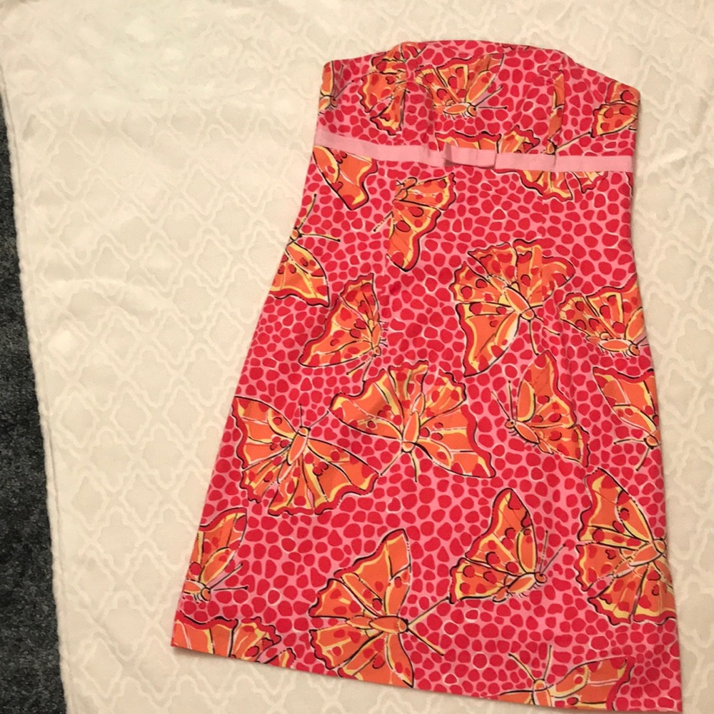 LILLY PULITZER CASUAL BUTTERFLY DRESS